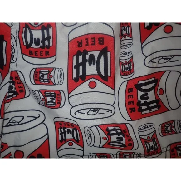 Primark DUFF Swim Trunks Mens XL Lined Casual Duff Beer Novelty - Picture 3 of 4